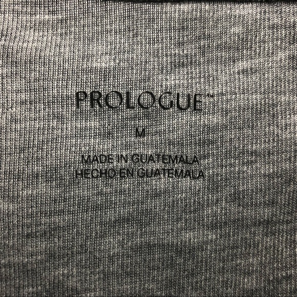 Short Sleeve Women Drapey T-Shirt Prologue Gray - Picture 6 of 7